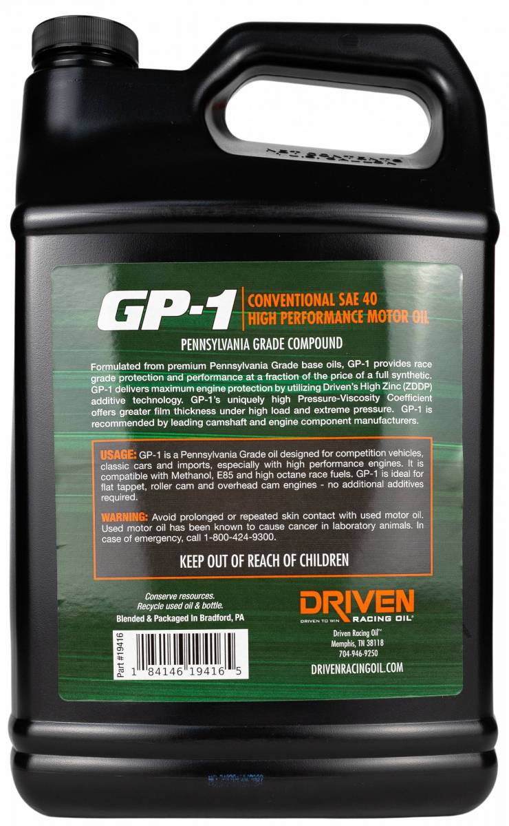 GP-1 Conventional SAE 40