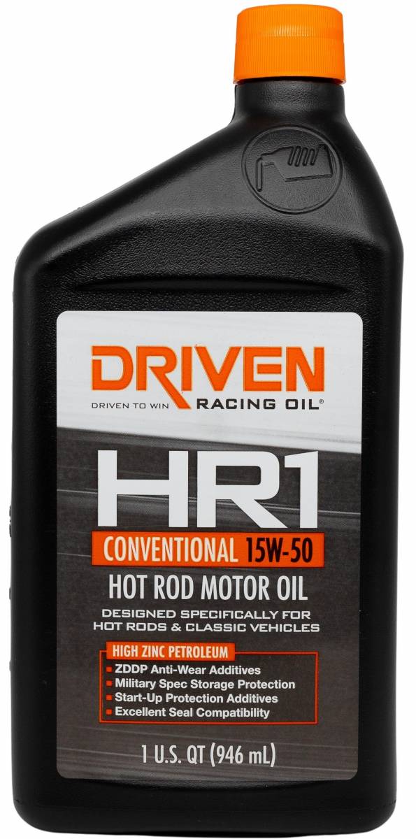 HR1 15W-50 Conventional Hot Rod Oil – Driven Racing Oil Australia