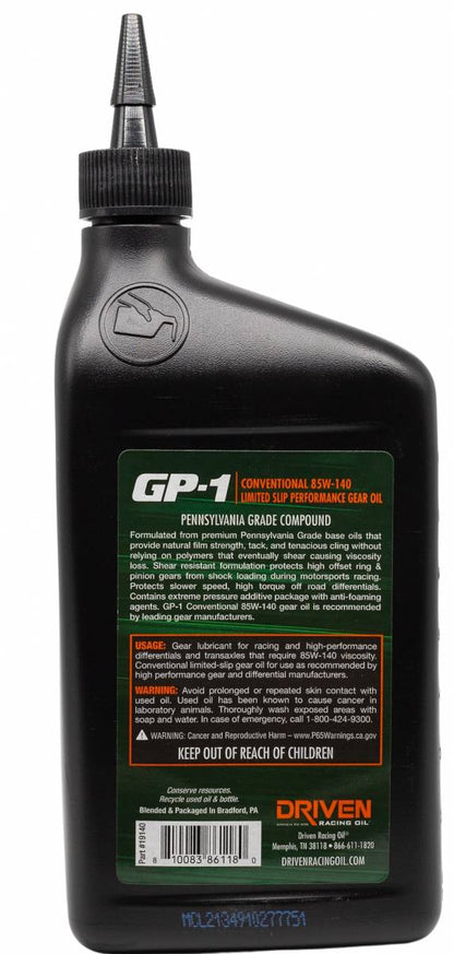 GP-1 85W-140 Conventional Gear Oil