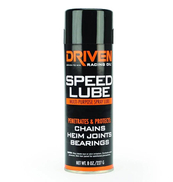 Speed Lube – Multi Purpose Spray Lubricant – 227g – Driven Racing Oil ...